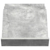 Lehtiteline Betonin harmaa 53 x 40 x 28,5 cm Tekninen puu