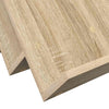 Lehtiteline Sonoman tammi 65 x 53 x 28,5 cm Tekninen puu