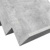 Lehtiteline Betonin harmaa 65 x 53 x 28,5 cm Tekninen puu