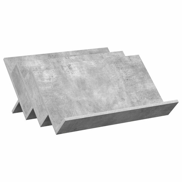 Lehtiteline Betonin harmaa 65 x 53 x 28,5 cm Tekninen puu
