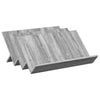 Lehtiteline Harmaa Sonoma 65 x 53 x 28,5 cm Tekninen puu