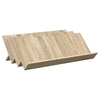 Lehtiteline Sonoman tammi 90 x 53 x 28,5 cm Tekninen puu