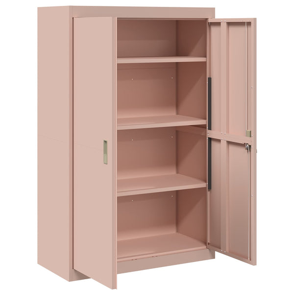 Säilytyskaappi Pinkki 90 x 40 x 140 cm Teräs