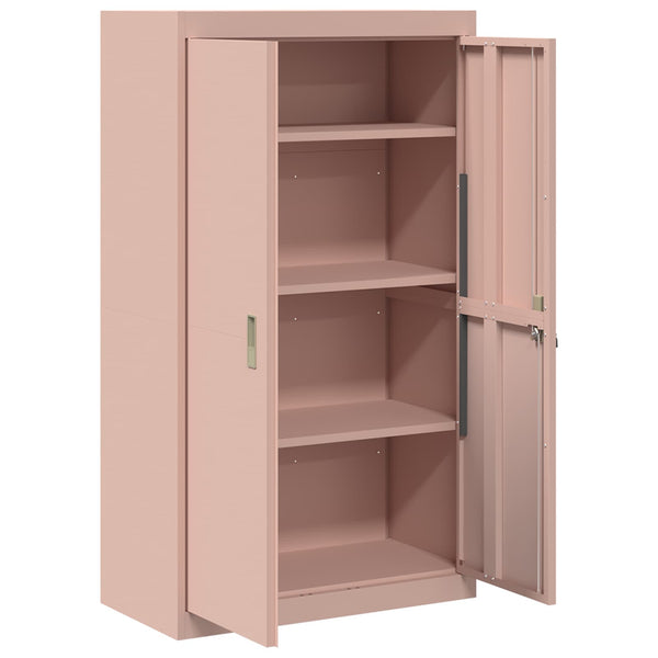 Säilytyskaappi Pinkki 80 x 40 x 140 cm Teräs