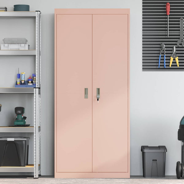 Säilytyskaappi Pinkki 80 x 40 x 180 cm Teräs