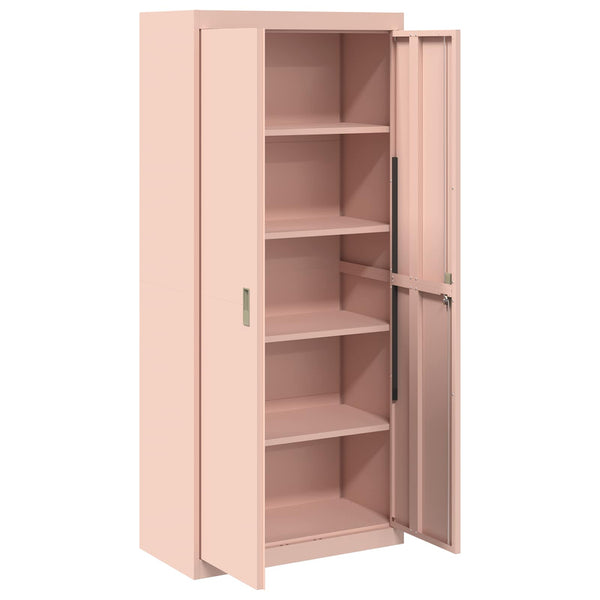 Säilytyskaappi Pinkki 80 x 40 x 180 cm Teräs
