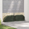 Hiekkasäkit 50 kpl Tummanvihreä 100 x 25 cm HDPE