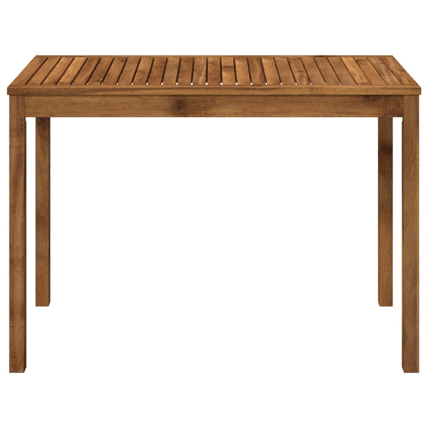 Puutarhapöytä Luonnollinen 108,5 x 55 x 75 cm Tiheä akasiapuu