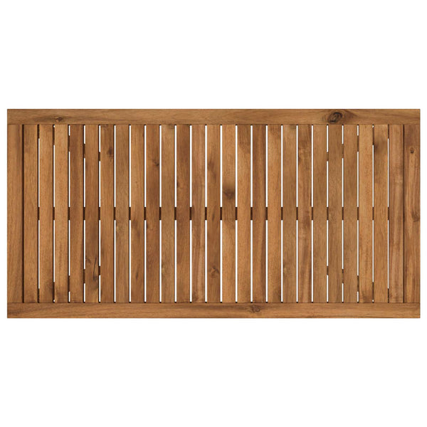 Puutarhapöytä Luonnollinen 108,5 x 55 x 75 cm Tiheä akasiapuu