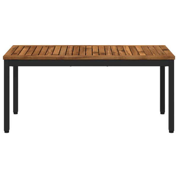 Sohvapöytä Luonnollinen ja musta 49 x 100,5 x 45 cm