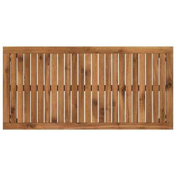 Sohvapöytä Luonnollinen ja musta 49 x 100,5 x 45 cm