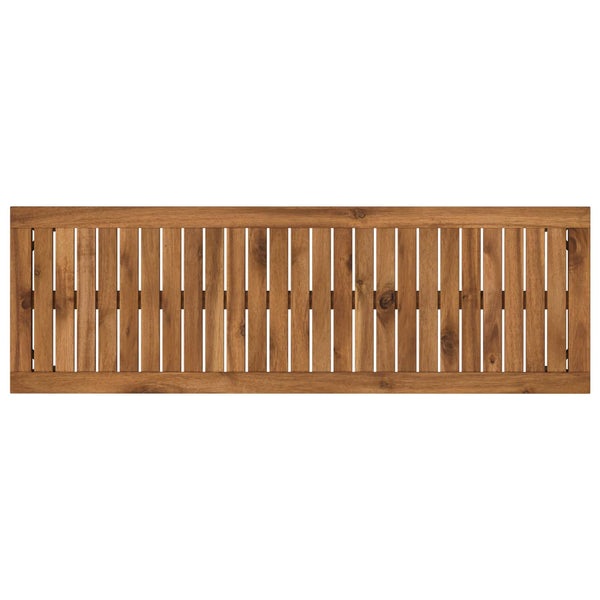 Puutarhapenkki 108,5 x 35 x 45 cm Tiheä akasiapuu Suorakaide