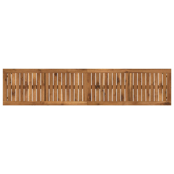 Puutarhapenkki 161 x 35 x 45 cm Tiheä akasiapuu Suorakaide