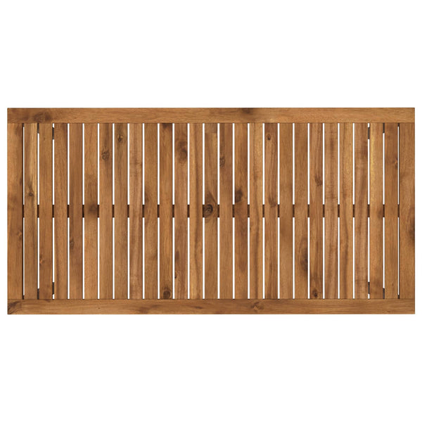 Puutarhapöytä Luonnollinen ja Kahvi 108,5 x 55 x 75 cm