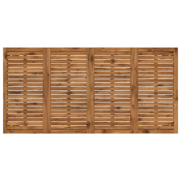 Puutarhapöytä Luonnollinen ja Kahvi 147 x 88,5 x 75 cm