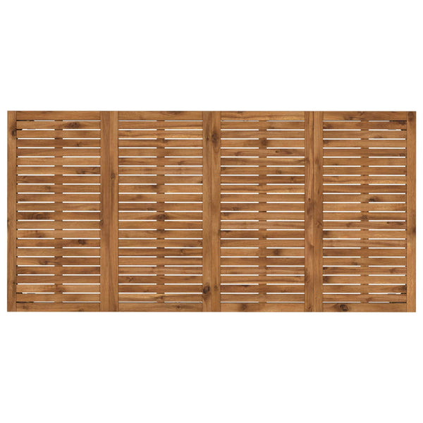 Puutarhapöytä Luonnollinen ja Kahvi 180 x 88,5 x 75 cm