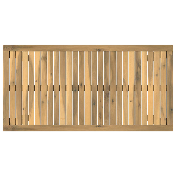 Puutarhan baaripöytä valkoinen 108,5 x 55 x 105 cm