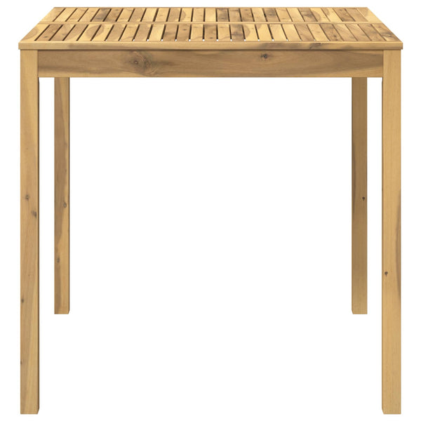Puutarhan baaripöytä valkoinen 110 x 108,5 x 105 cm