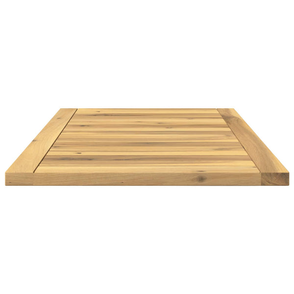 Pöytälevy 68,5 x 40 x 2 cm Suorakaide Tiheä akasiapuu valkoinen
