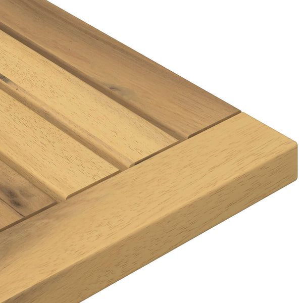 Pöytälevy 68,5 x 49 x 2 cm Suorakaide Tiheä akasiapuu Valkopesu