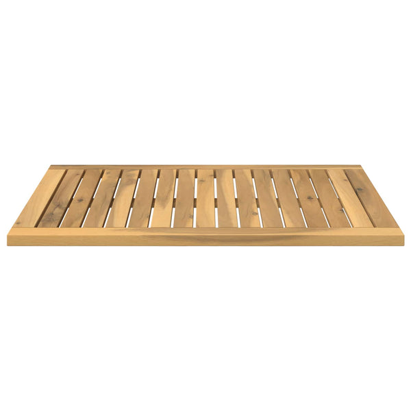 Pöytälevy 68,5 x 49 x 2 cm Suorakaide Tiheä akasiapuu Valkopesu