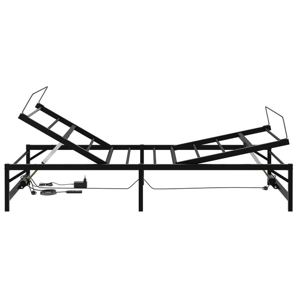 Sähkösäätöinen sänky runko Musta 80 x 200 cm Teräs