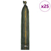 Hiekkasäkit 25 kpl Tummanvihreä 120 x 27 cm HDPE
