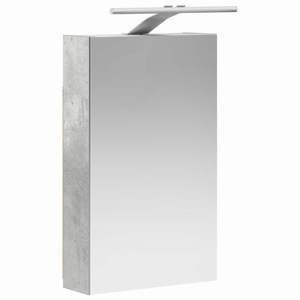 Kylpyhuoneen Peilikaappi Betoni Harmaa 30 x 10,5 x 50 cm