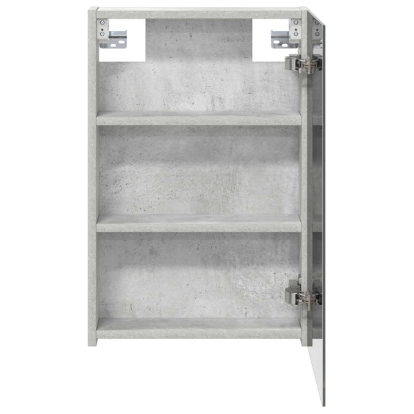 Kylpyhuoneen Peilikaappi Betoni Harmaa 40 x 10,5 x 60,5 cm