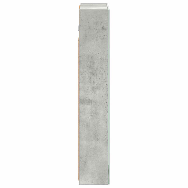 Kylpyhuoneen Peilikaappi Betoni Harmaa 40 x 10,5 x 60,5 cm