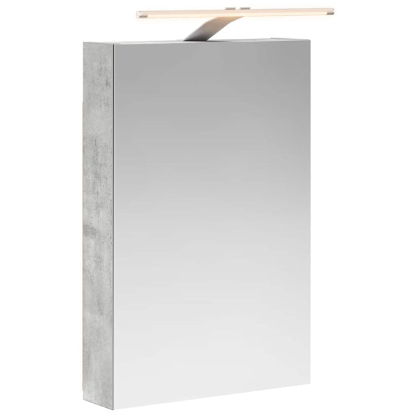 Kylpyhuoneen Peilikaappi Betoni Harmaa 40 x 10,5 x 60,5 cm