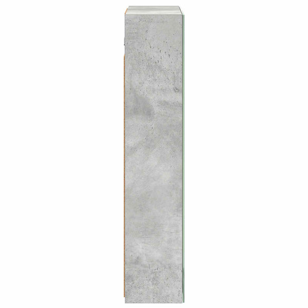 Kylpyhuoneen Peilikaappi Betoni Harmaa 50 x 14,5 x 70 cm