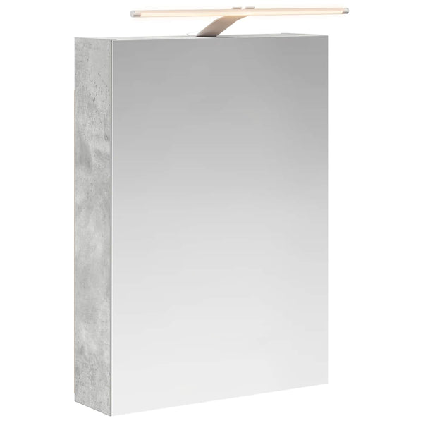 Kylpyhuoneen Peilikaappi Betoni Harmaa 50 x 14,5 x 70 cm