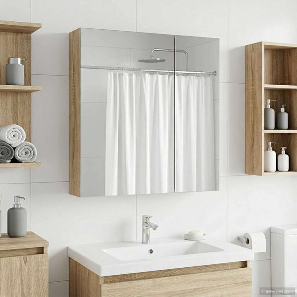 Kylpyhuoneen Peilikaappi Sonoman tammi 60 x 14,5 x 70 cm