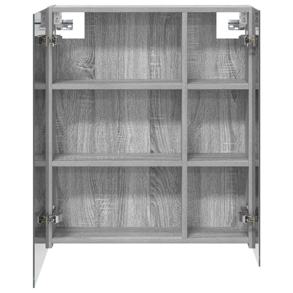 Kylpyhuoneen Peilikaappi Harmaa Sonoma 60 x 14,5 x 70 cm