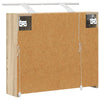 Kylpyhuoneen Peilikaappi Sonoman tammi 60 x 14,5 x 50 cm