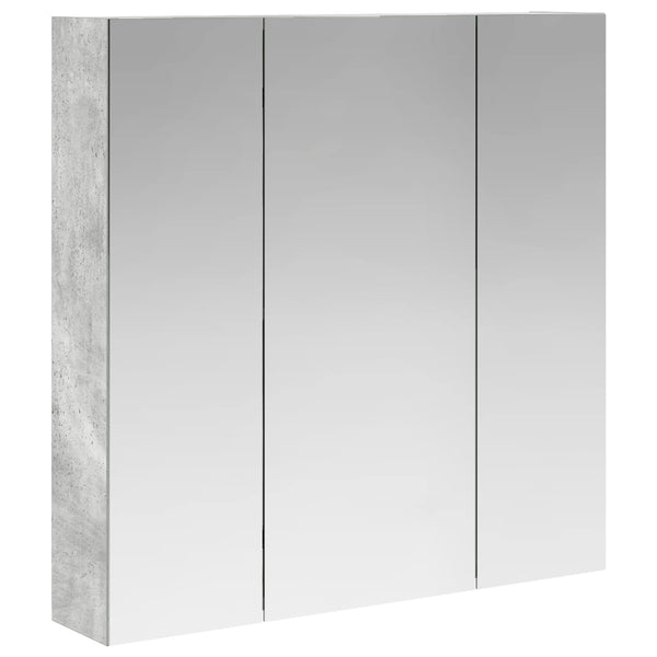 Kylpyhuoneen Peilikaappi Betoni Harmaa 70 x 14,5 x 70 cm