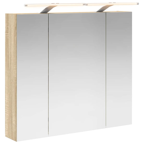 Kylpyhuoneen Peilikaappi Sonoman tammi 80 x 14.5 x 70 cm