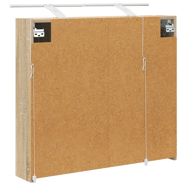 Kylpyhuoneen Peilikaappi Sonoman tammi 80 x 14.5 x 70 cm
