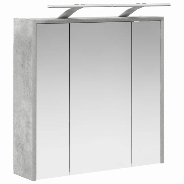Kylpyhuoneen Peilikaappi Betoni Harmaa 63,5 x 16 x 62,5 cm