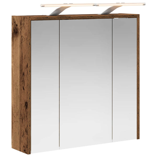 Kylpyhuoneen Peilikaappi Vanha puu 63,5 x 16 x 62,5 cm
