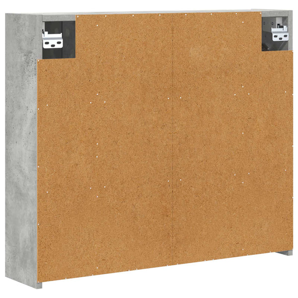 Kylpyhuoneen Peilikaappi Betoni Harmaa 73,5 x 16 x 62,5 cm