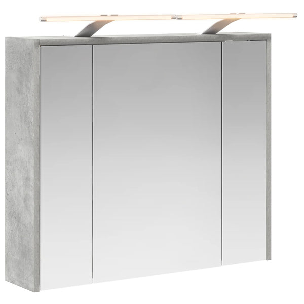 Kylpyhuoneen Peilikaappi Betoni Harmaa 73,5 x 16 x 62,5 cm
