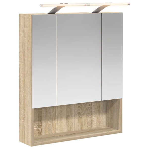 Kylpyhuoneen Peilikaappi Sonoman tammi 60 x 14.5 x 70 cm
