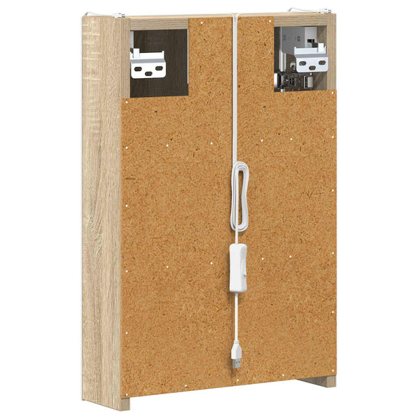 Kylpyhuoneen Peilikaappi Sonoman tammi 33 x 11,5 x 50 cm