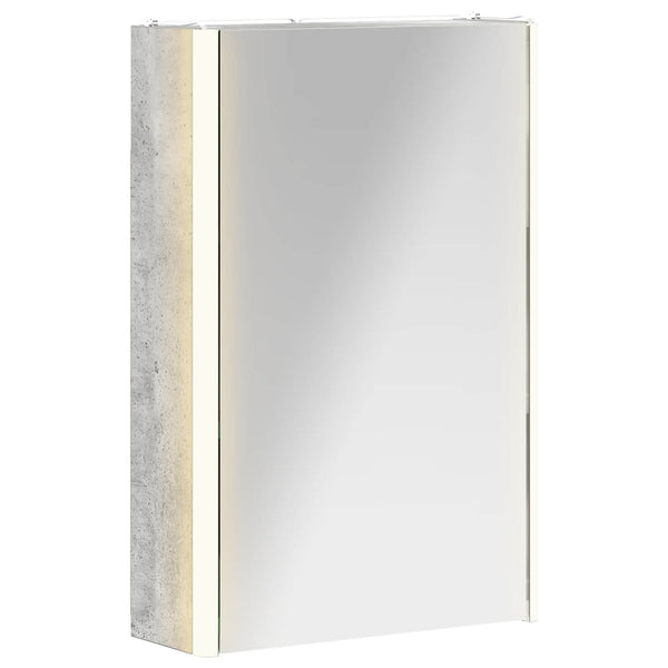 Kylpyhuoneen Peilikaappi Betoni Harmaa 33 x 11,5 x 50 cm