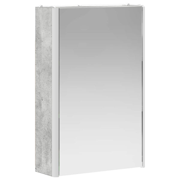 Kylpyhuoneen Peilikaappi Betoni Harmaa 33 x 11,5 x 50 cm