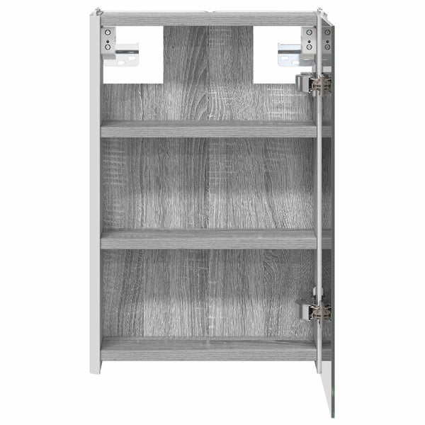 Kylpyhuoneen Peilikaappi Harmaa Sonoma 33 x 11,5 x 50 cm