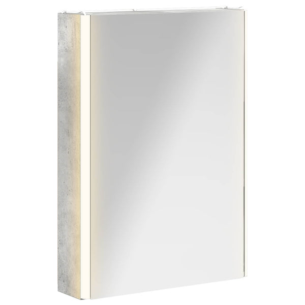Kylpyhuoneen Peilikaappi Betoni Harmaa 43 x 11,5 x 60,5 cm