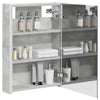 Kylpyhuoneen Peilikaappi Betoni Harmaa 43 x 11,5 x 60,5 cm
